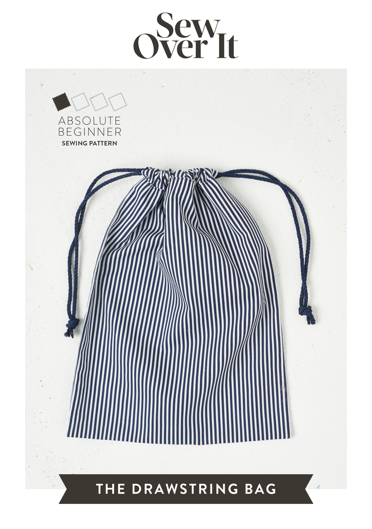 Drawstring Bag PDF Sewing Pattern - Sew Over It