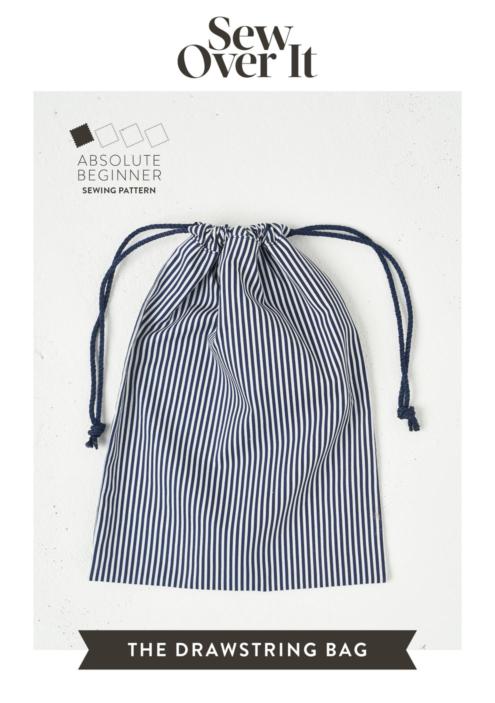 Drawstring Bag PDF Sewing Pattern - Sew Over It