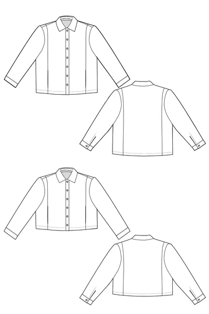 Farley Shacket PDF Sewing Pattern