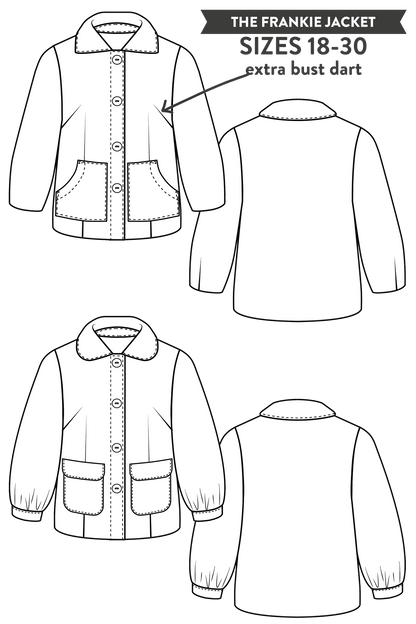 Frankie Jacket PDF Sewing Pattern