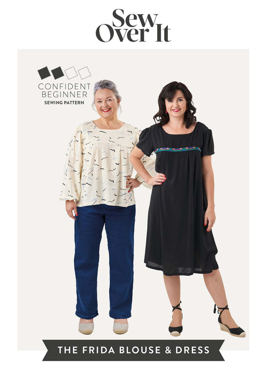 Frida Blouse and Dress PDF Sewing Pattern