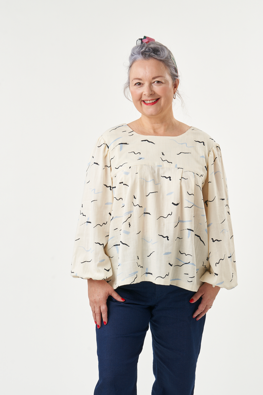 Frida Blouse and Dress PDF Sewing Pattern