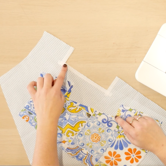 How to sew the pockets on the Harriet Skirt