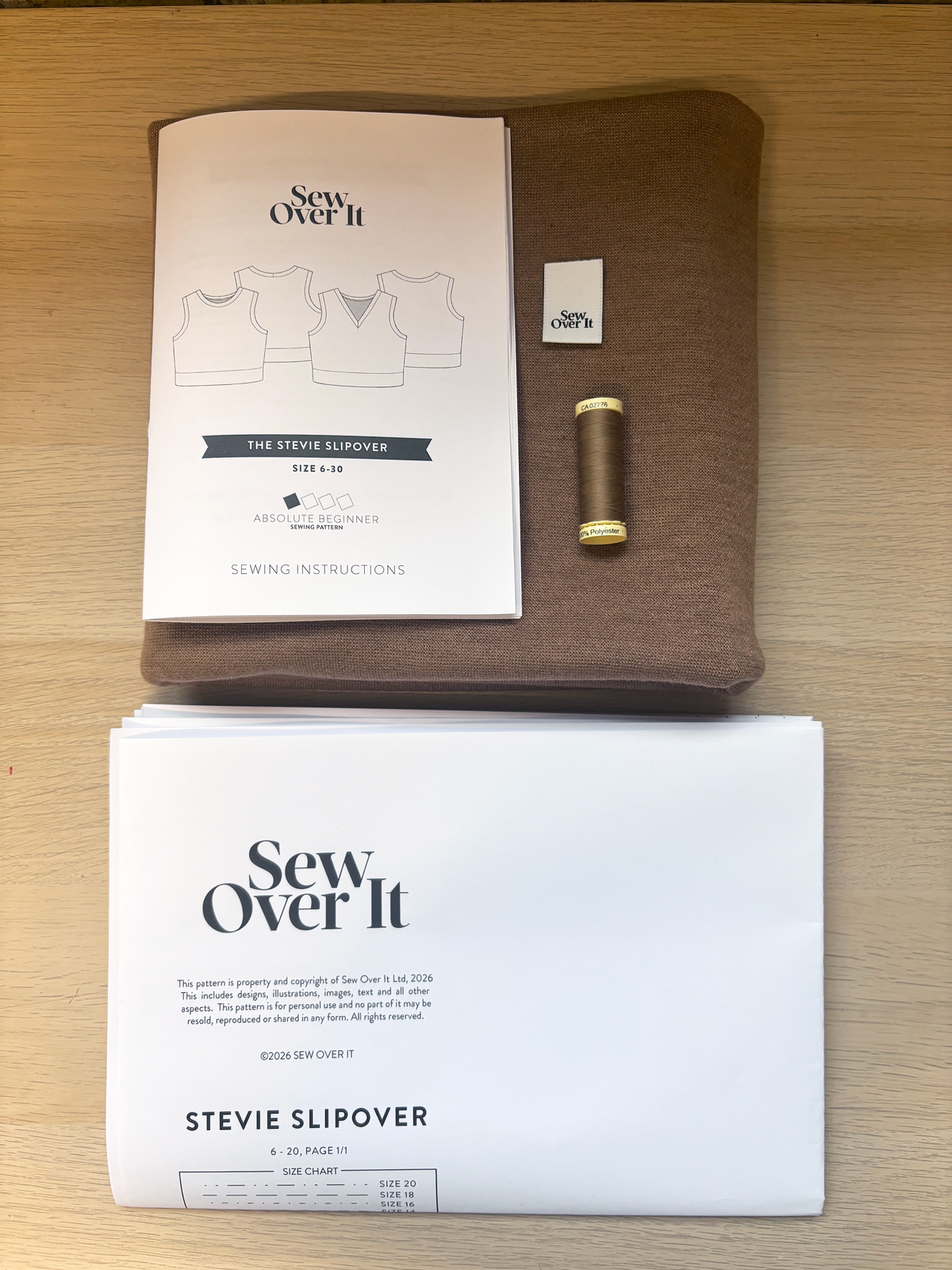 Stevie Slipover Kit - Hazelnut