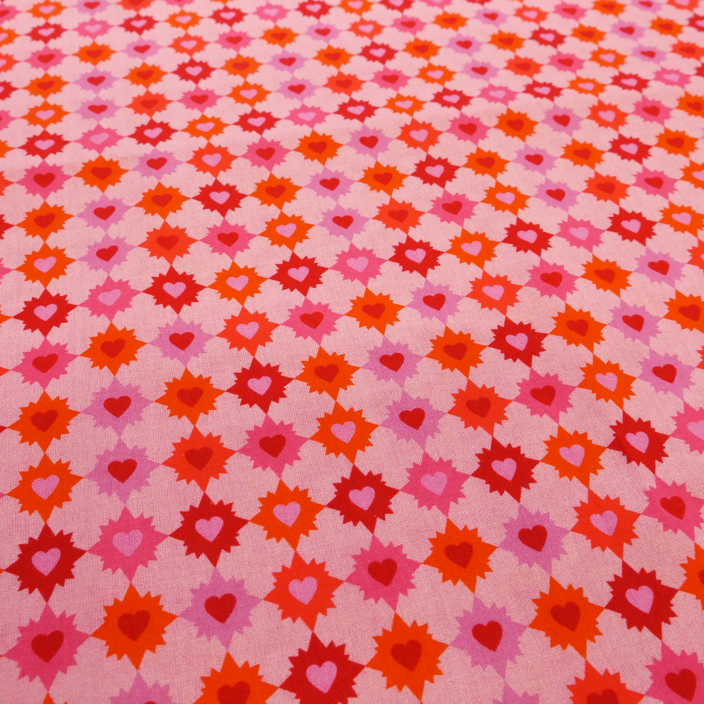 Pomegranate Pyjamas Kit - Hearts Cotton