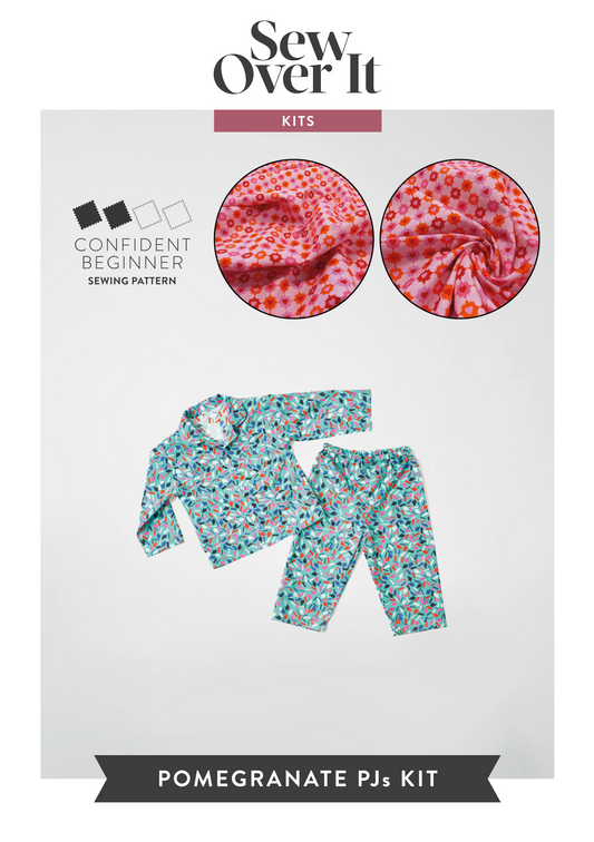 Pomegranate Pyjamas Kit - Hearts