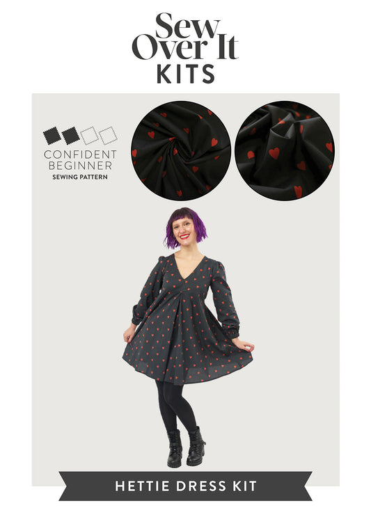 Hettie Dress Kit - Love Hearts