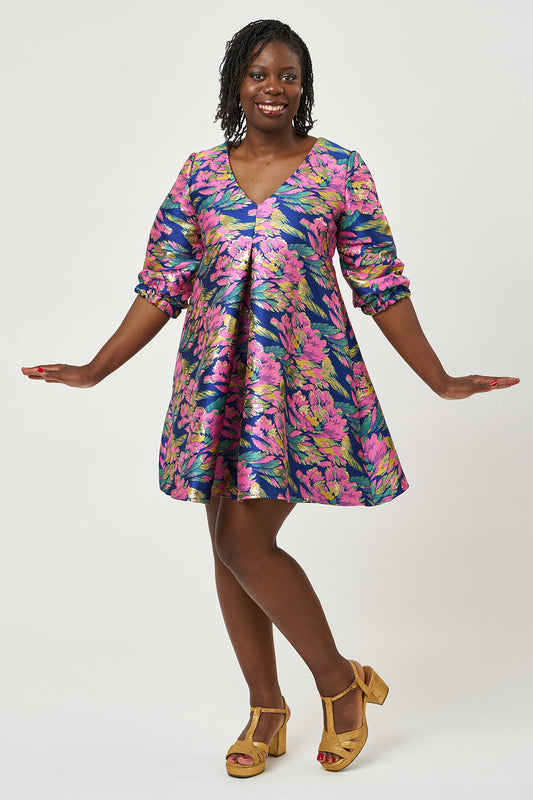 Hettie Dress - Size 14 + Matching Bow Bag!