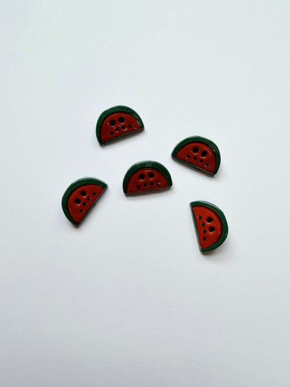 Watermelon Buttons - 18mm