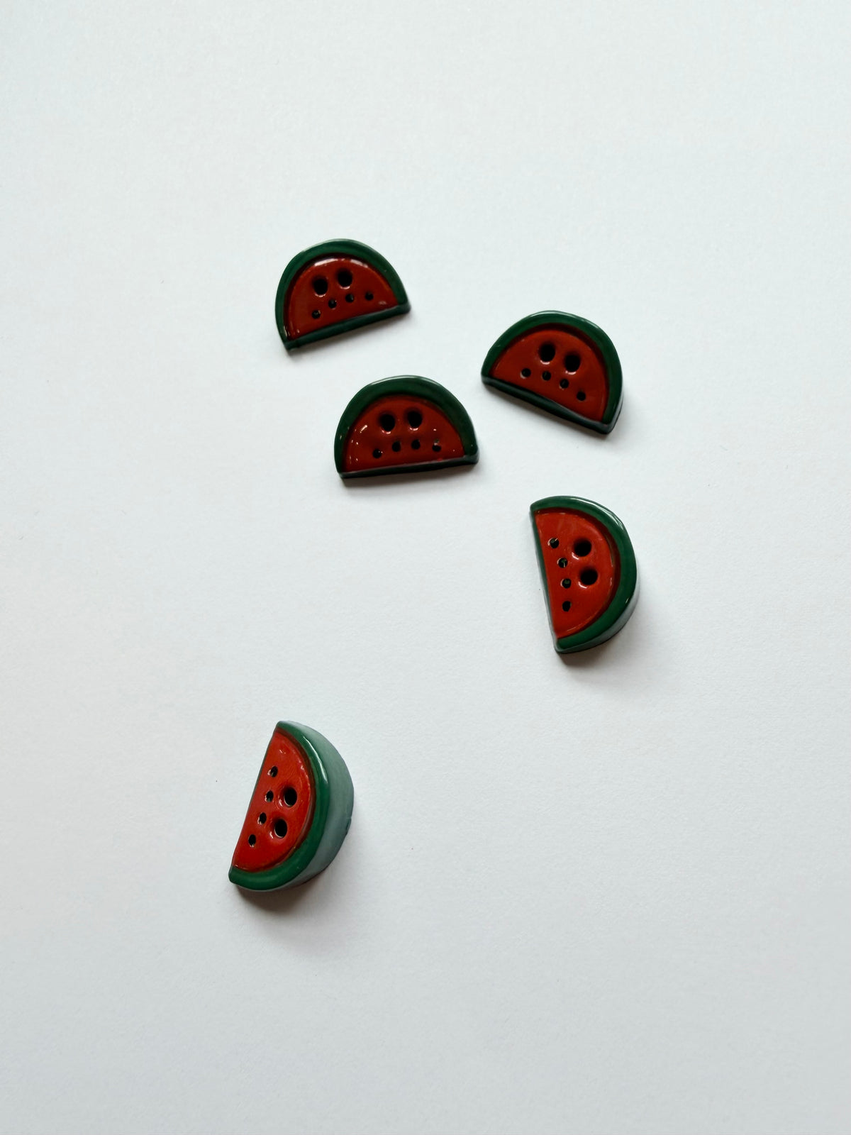 Watermelon Buttons - 18mm