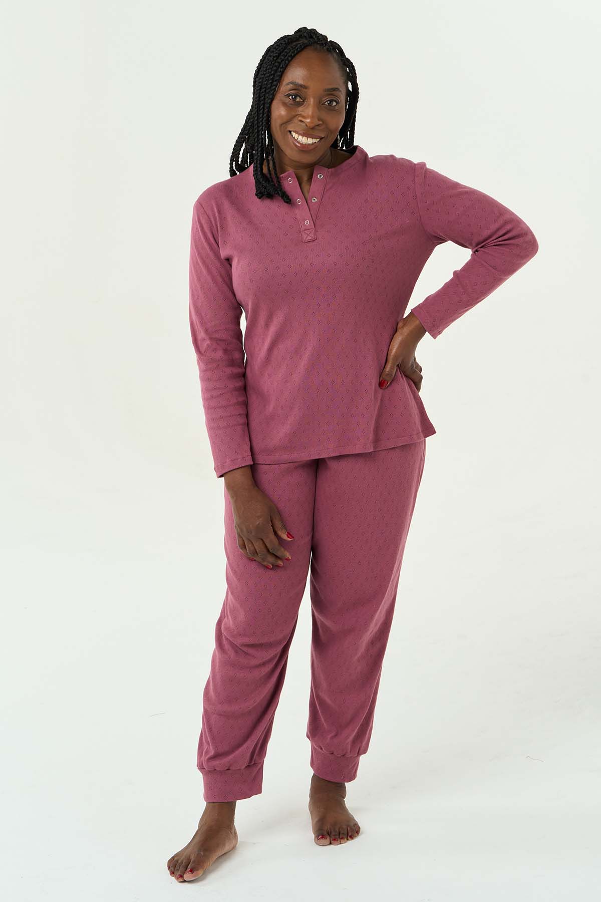 Ladies Fleece Pajama Sets Wholesale