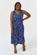 Silk Jemima Dress SINGLE PALM REPEAT main image 0