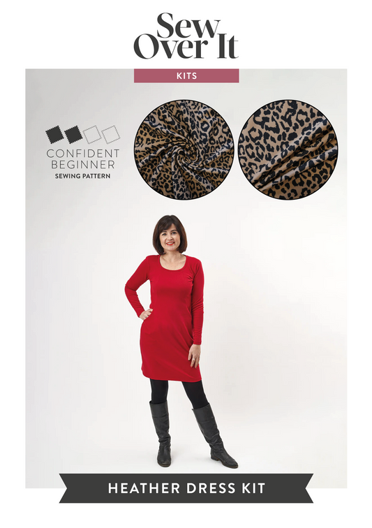 Heather Dress Kit - Leopard Print