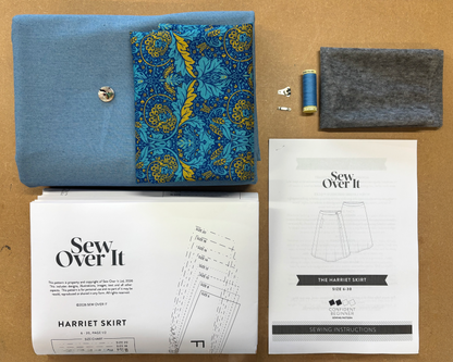 Harriet Skirt Kit - Light Blue Denim