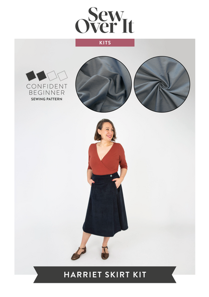 Harriet Skirt Kit - Light Blue Denim