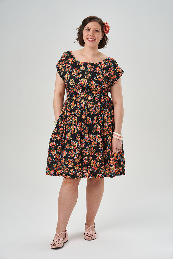 Vintage inspired summer dress - Marguerite Dress PDF Sewing