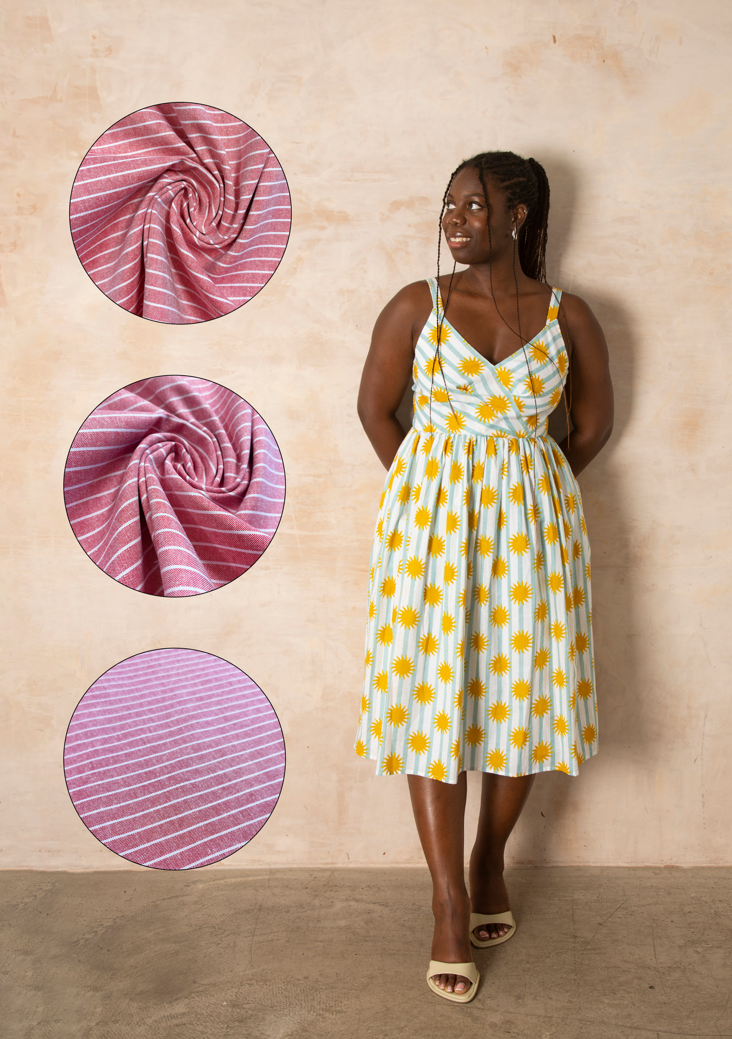 Maria Dress Kit - Salmon