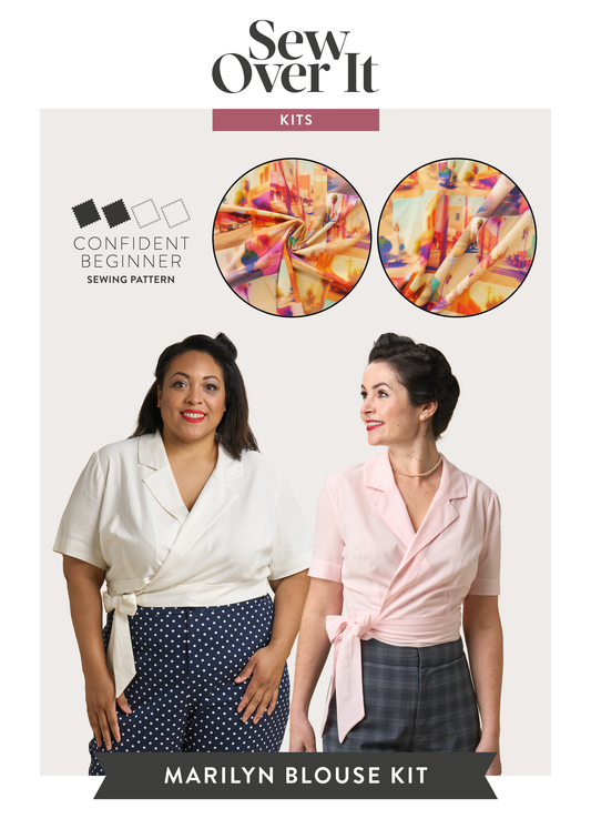 Marilyn Blouse Kit - California Dreams Cotton Poplin