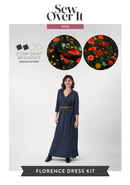 Florence Dress Kit - Midnight Meadow