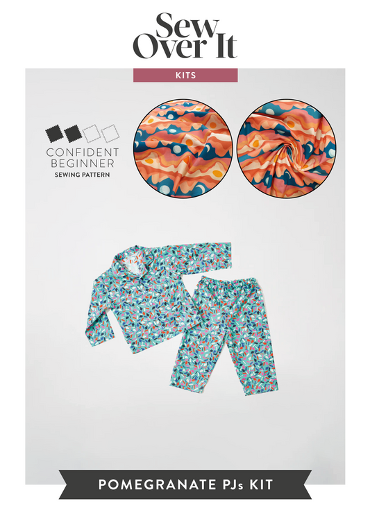 Pomegranate Pyjamas Kit - Midnight Mountains