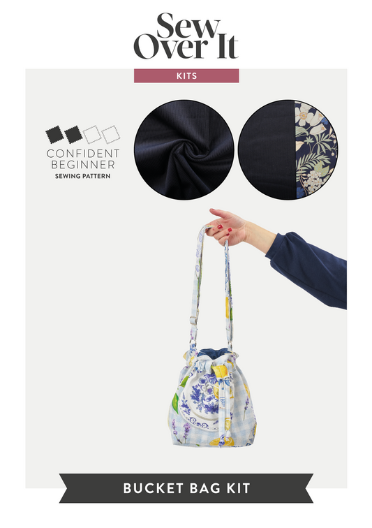 The Bucket Bag Kit - Deep Navy Cord