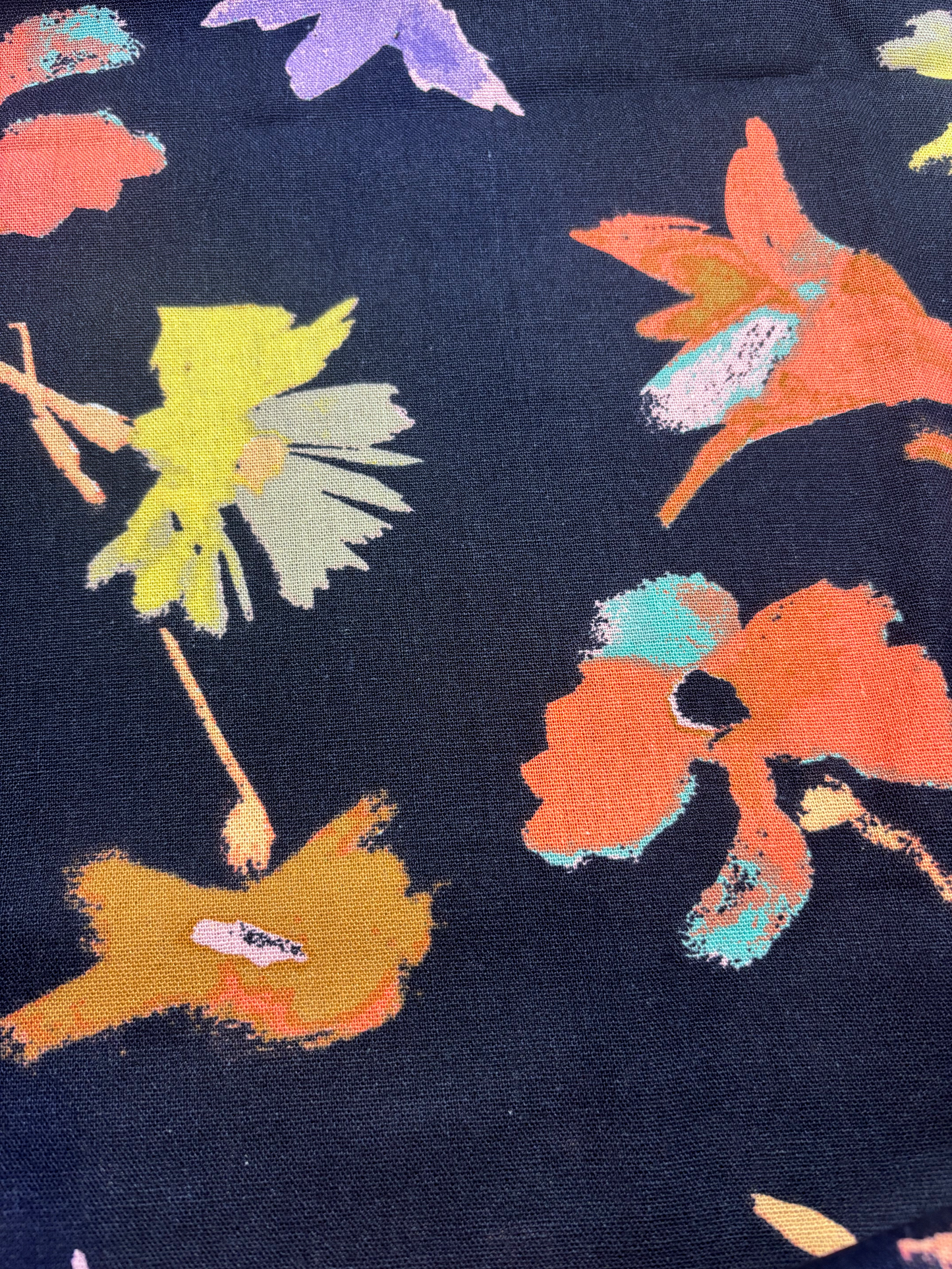 Poppy Playsuit Kit - Printed Flowers