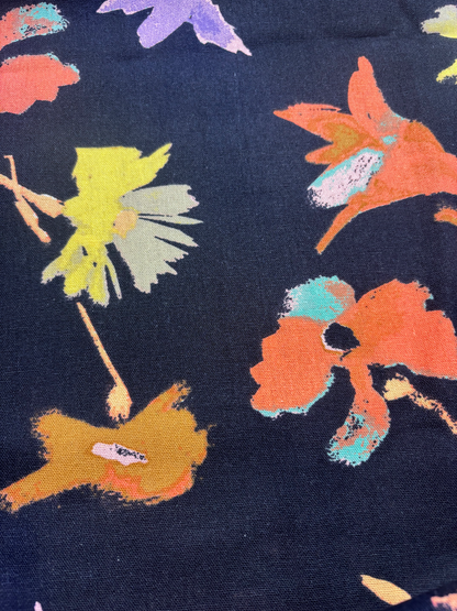 Poppy Playsuit Kit - Printed Flowers