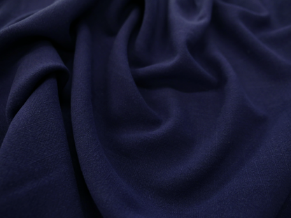 Sally Shirt Kit - French Navy Viscose Linen