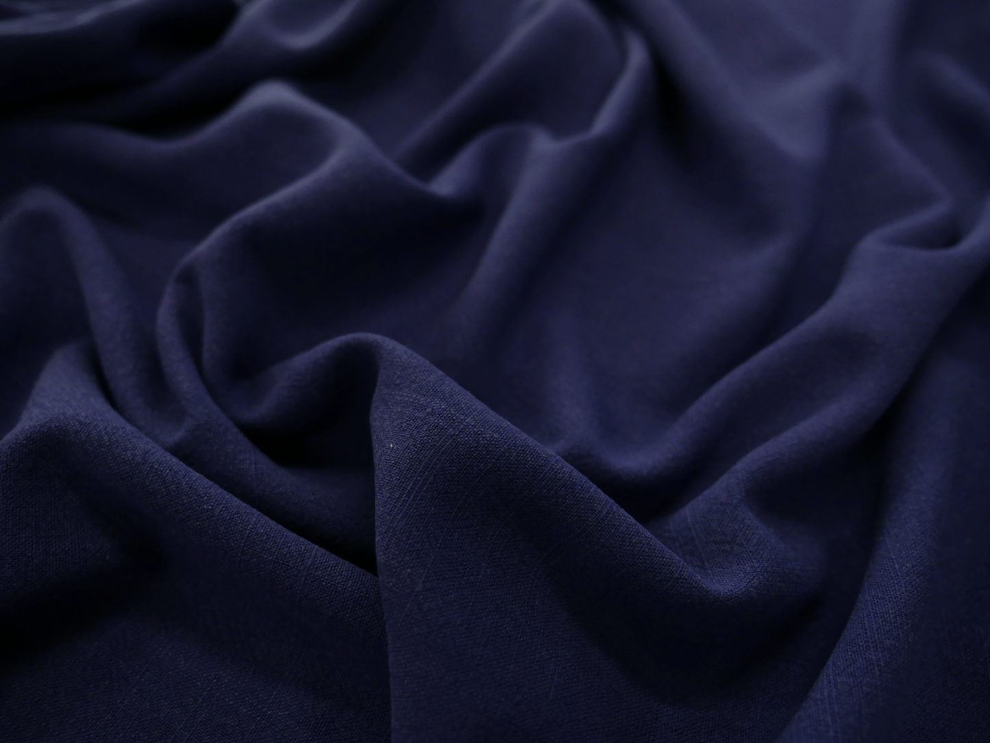 Sally Shirt Kit - French Navy Viscose Linen