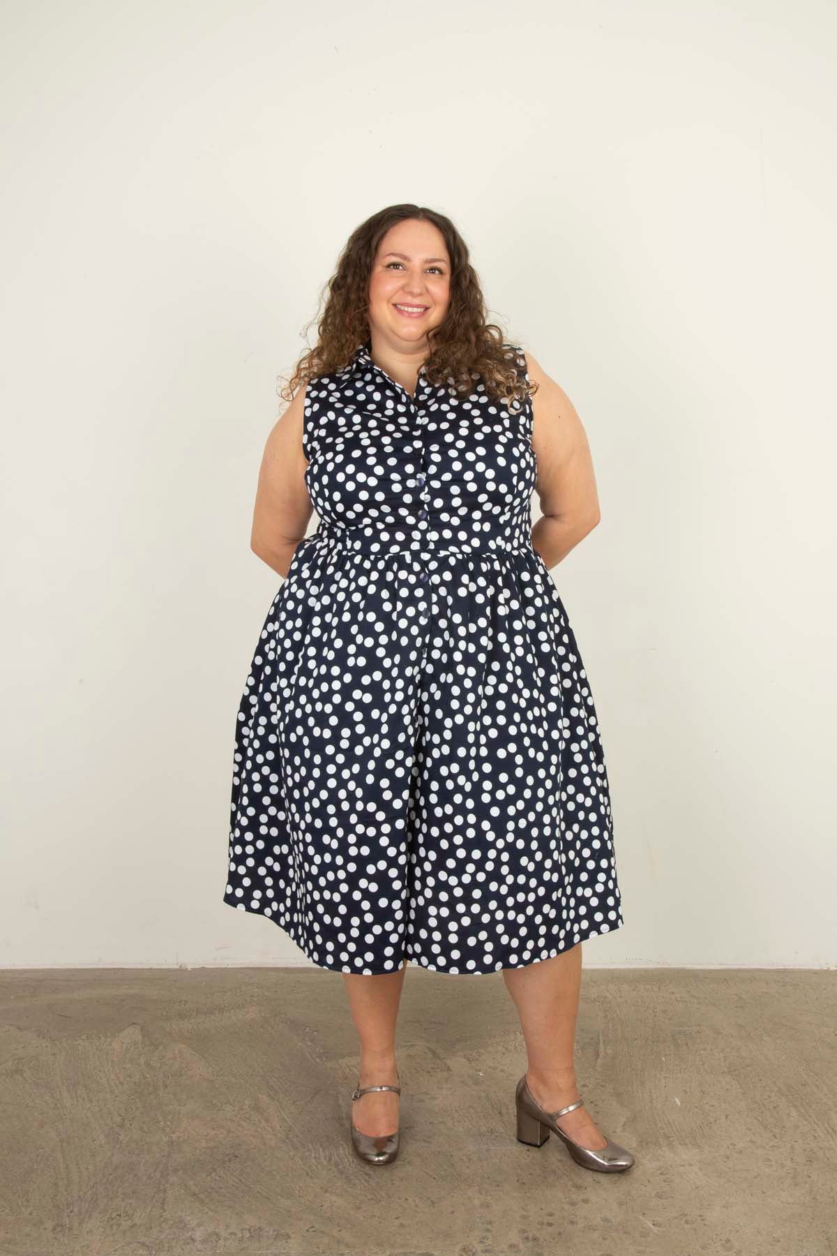 Nicole Dress Sleeveless Add-On Sewing Pattern