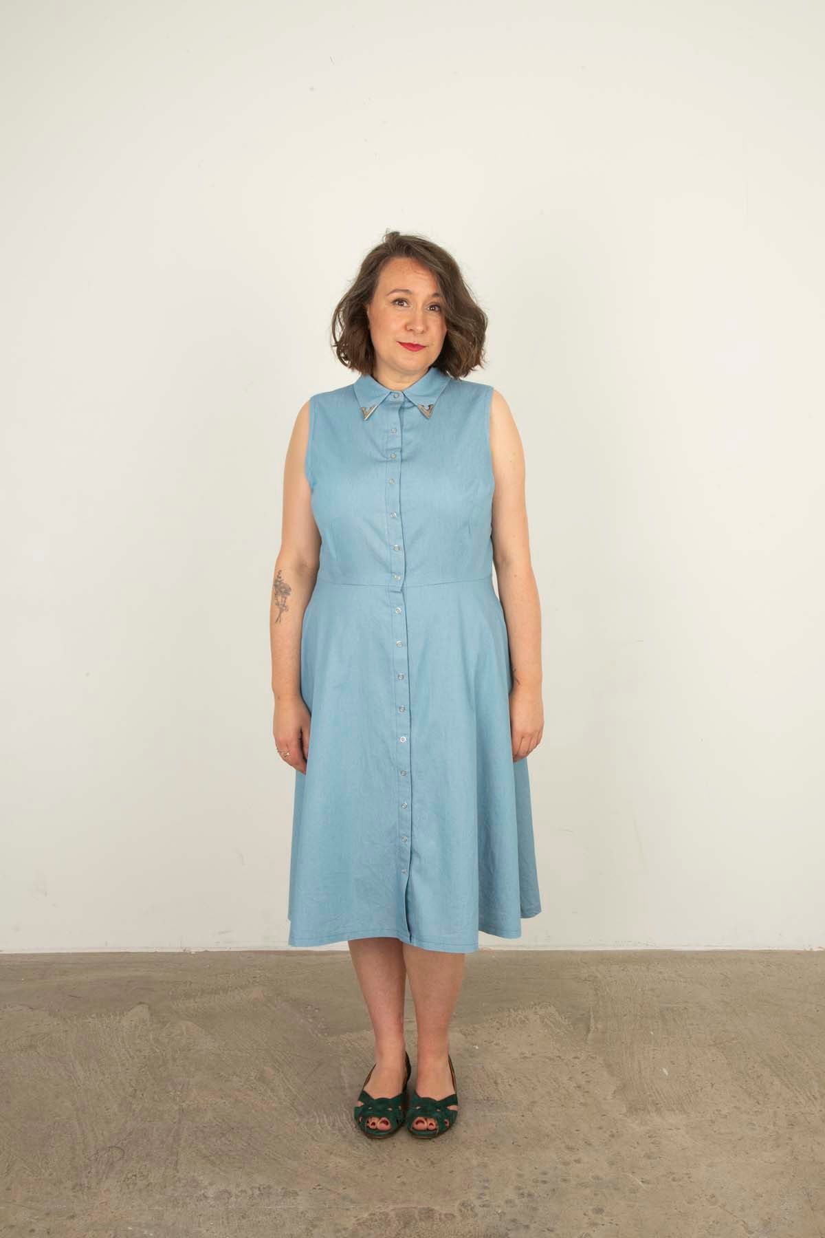Nicole Dress Sleeveless Add-On Sewing Pattern