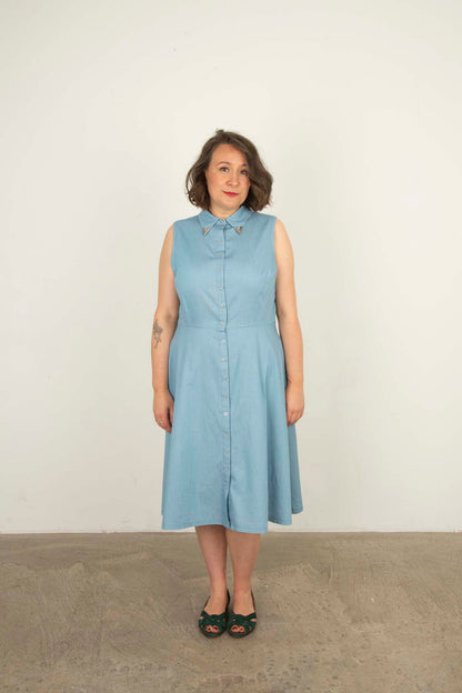 Nicole Dress Sleeveless Add-On Sewing Pattern