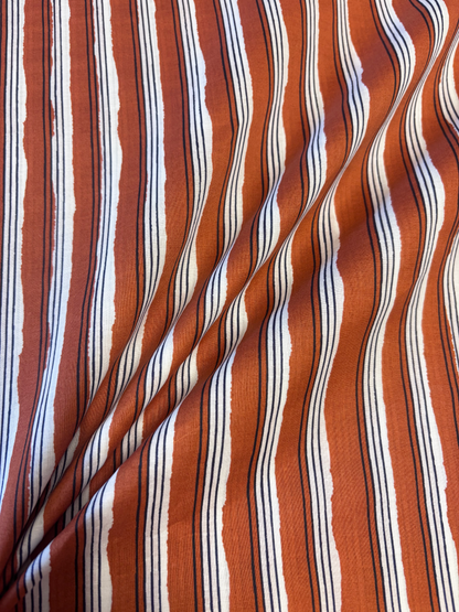 Penny Shirt Kit - Cognac Stripe