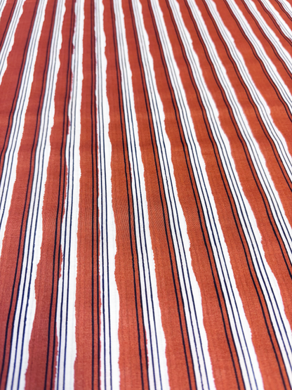Penny Shirt Kit - Cognac Stripe