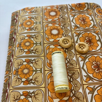 Malorie Dress Kit - Ceramic Flowers Cotton