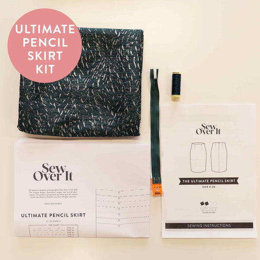 Ultimate Pencil Skirt Kit - Speckled Brocade