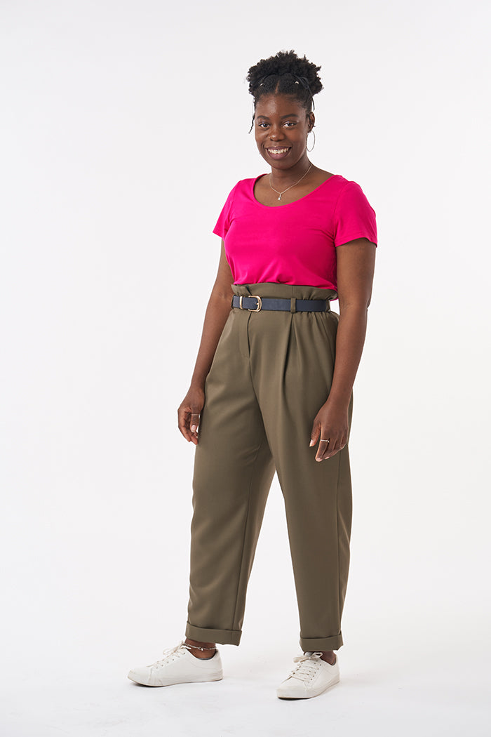 Paper bag Waist Trousers Sewing Pattern - Peggy Trousers - Sew Over It