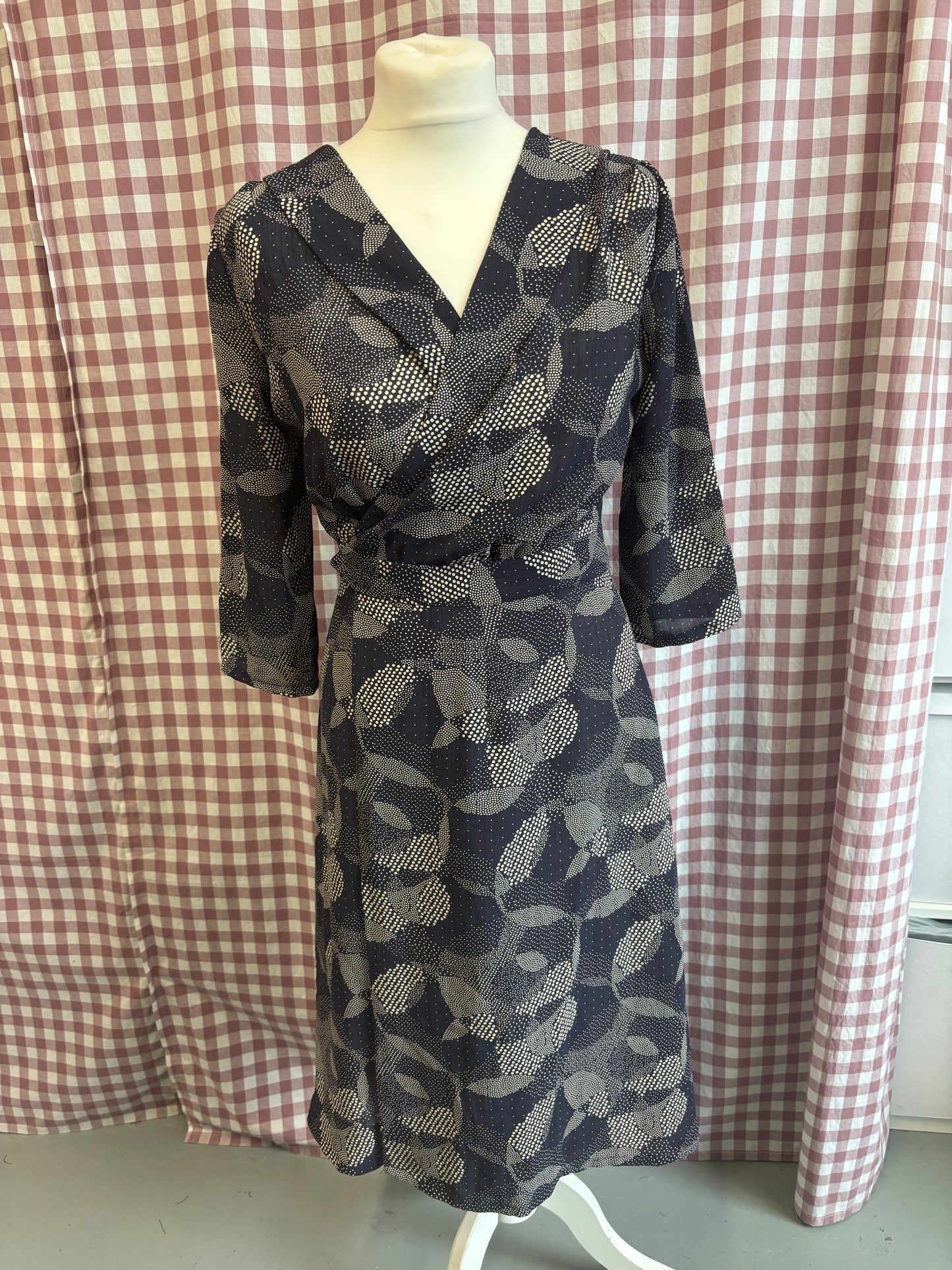 1940's Wrap Dress - Size 10