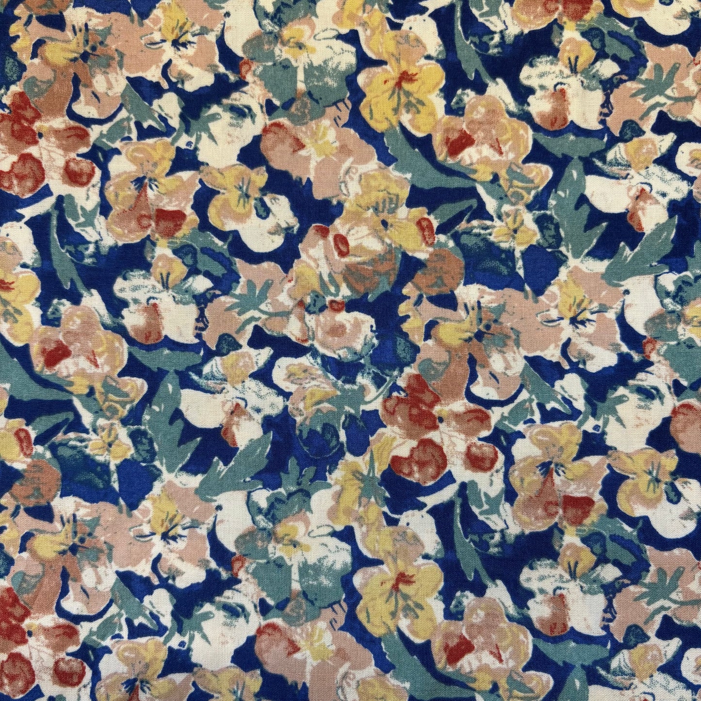 Viscose - Watercolour Blooms