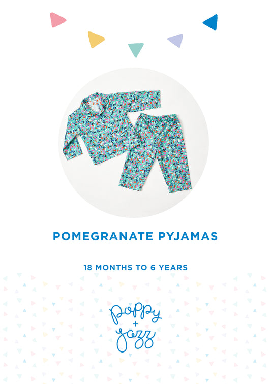 Pomegranate Pyjamas Paper Pattern - Damaged Cover