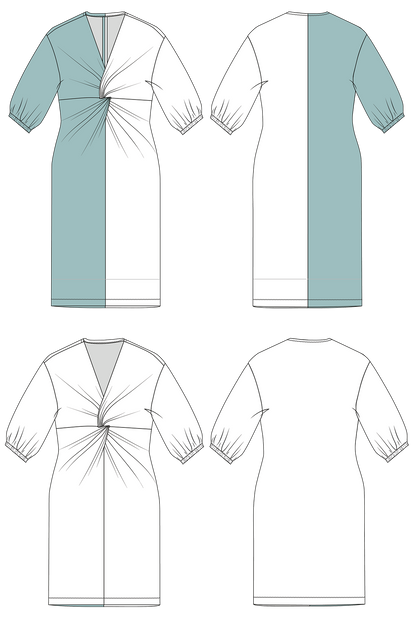 Portia Dress PDF Sewing Pattern