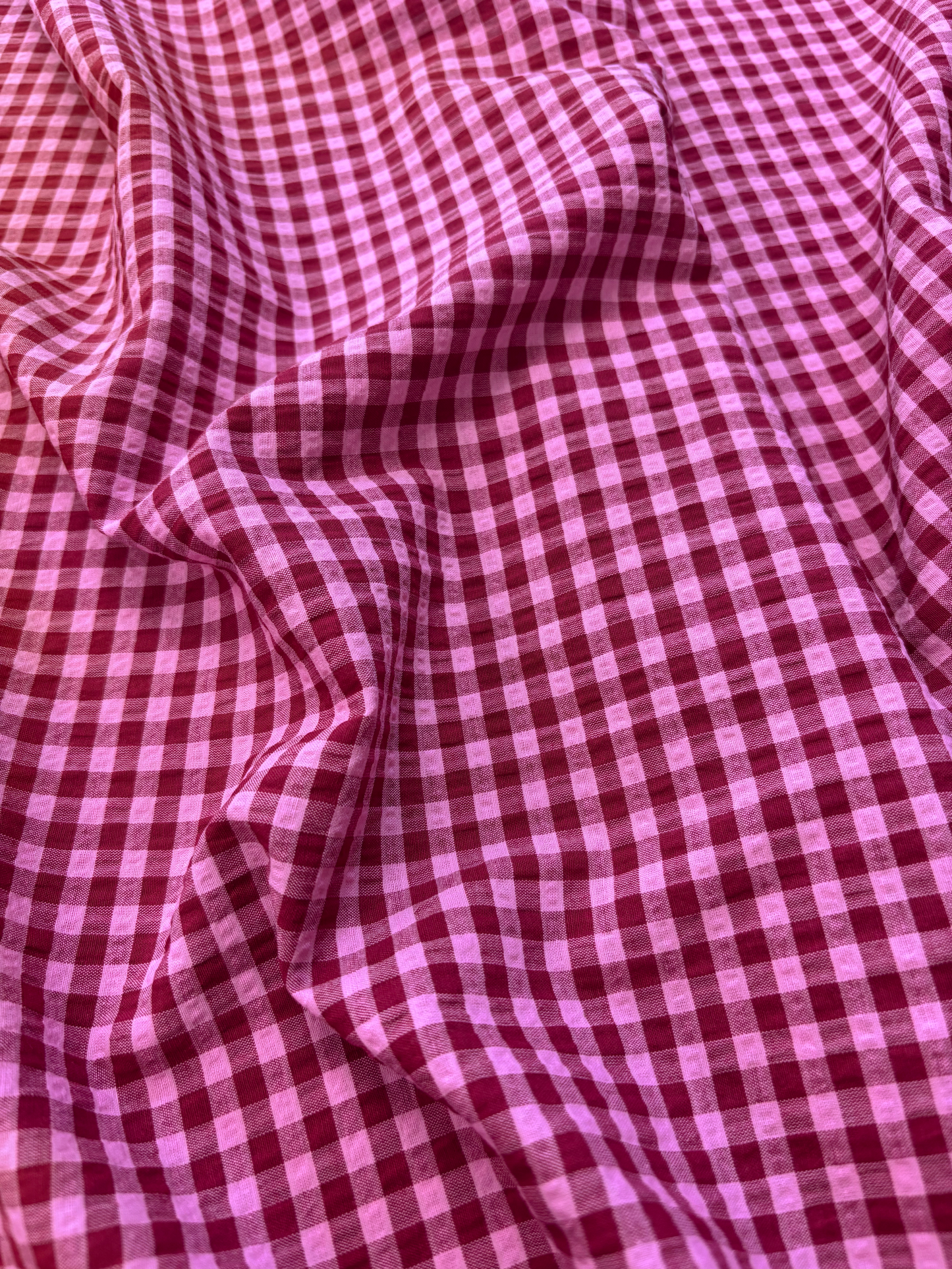 Malorie Dress Kit - Pink & Red Gingham