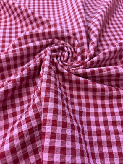 Malorie Dress Kit - Pink & Red Gingham
