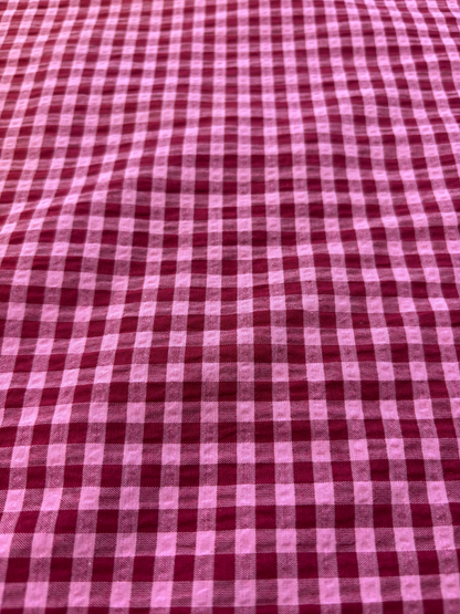 Malorie Dress Kit - Pink & Red Gingham