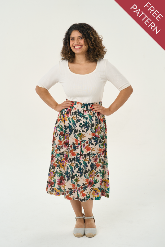 Ruby Skirt PDF Sewing Pattern