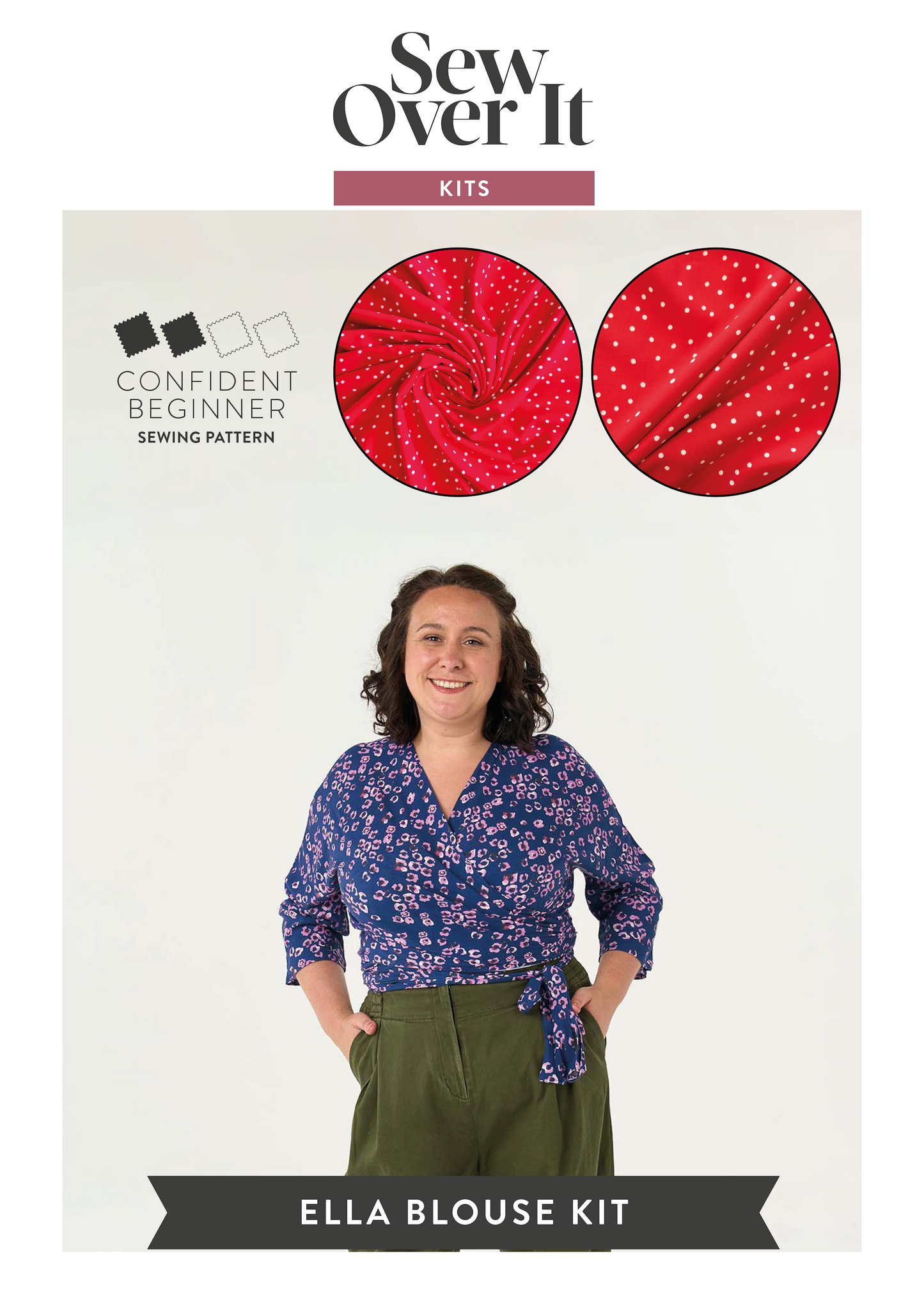 Ella Blouse Kit - Scattered Spots