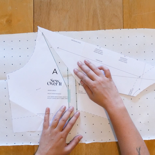 How to do a full bust adjustment on the Maria Dress