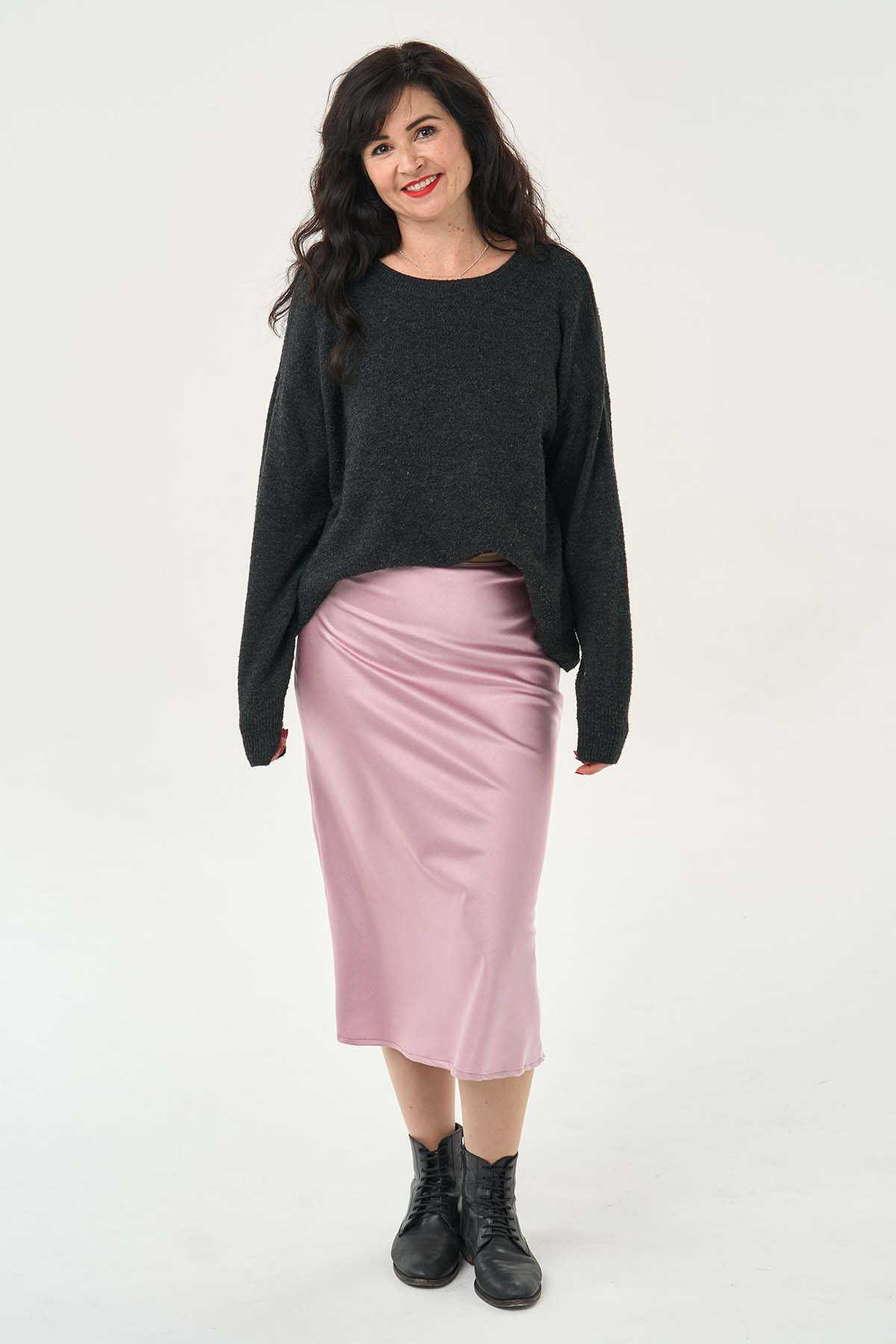 Pencil skirt cut on the bias best sale