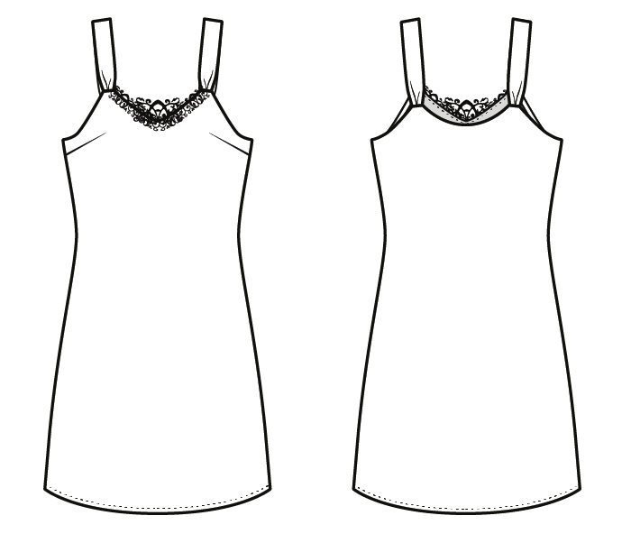 Sidbury Slip Dress PDF Sewing Pattern