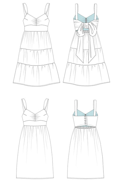 Sofia Dress PDF Sewing Pattern